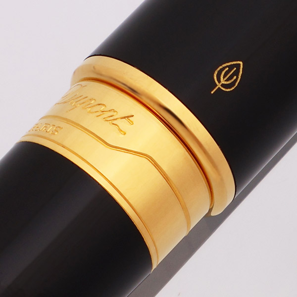 ST Dupont Olympio XL Oversize Fountain Pen - Black Chinese Lacquer